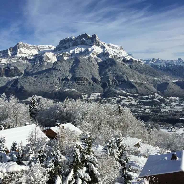 La Joubarbe Au Balcon Du Mont-Blanc Villa Sallanches Eksteriør bilde