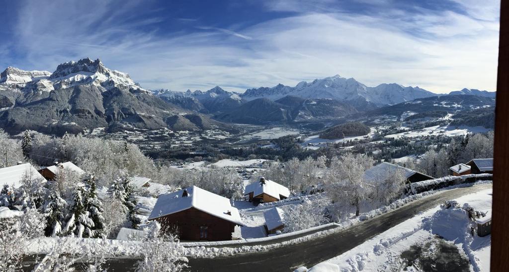 La Joubarbe Au Balcon Du Mont-Blanc Villa Sallanches Eksteriør bilde
