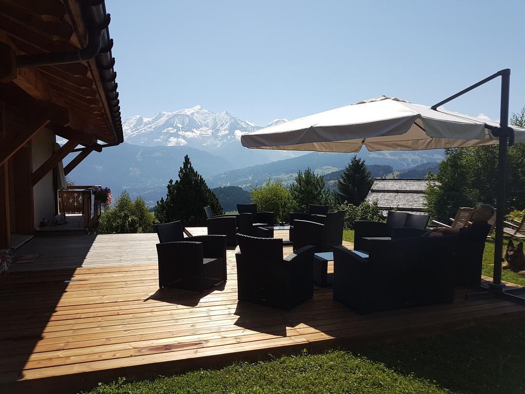 La Joubarbe Au Balcon Du Mont-Blanc Villa Sallanches Eksteriør bilde