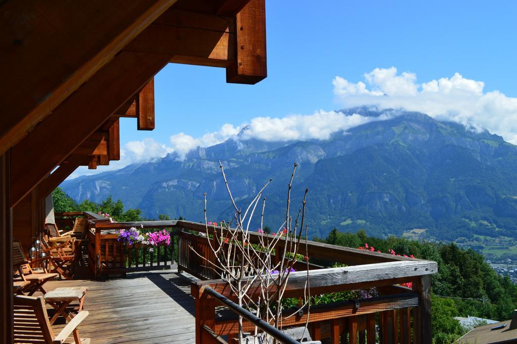 La Joubarbe Au Balcon Du Mont-Blanc Villa Sallanches Eksteriør bilde