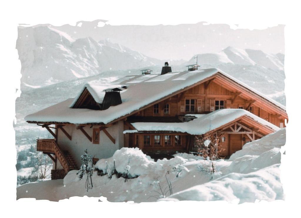 La Joubarbe Au Balcon Du Mont-Blanc Villa Sallanches Eksteriør bilde