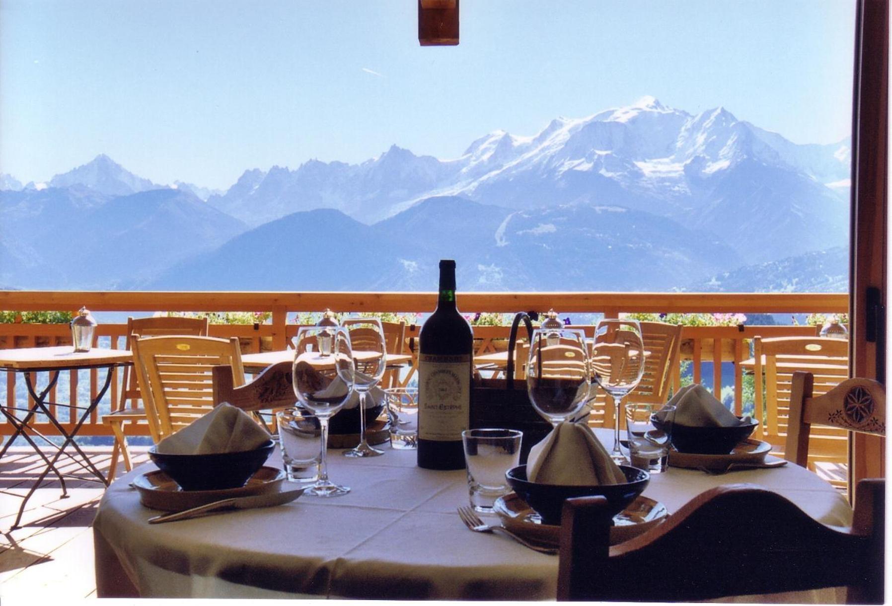 La Joubarbe Au Balcon Du Mont-Blanc Villa Sallanches Eksteriør bilde