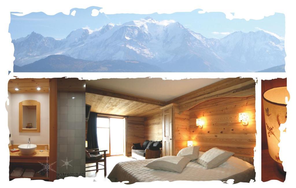 La Joubarbe Au Balcon Du Mont-Blanc Villa Sallanches Rom bilde