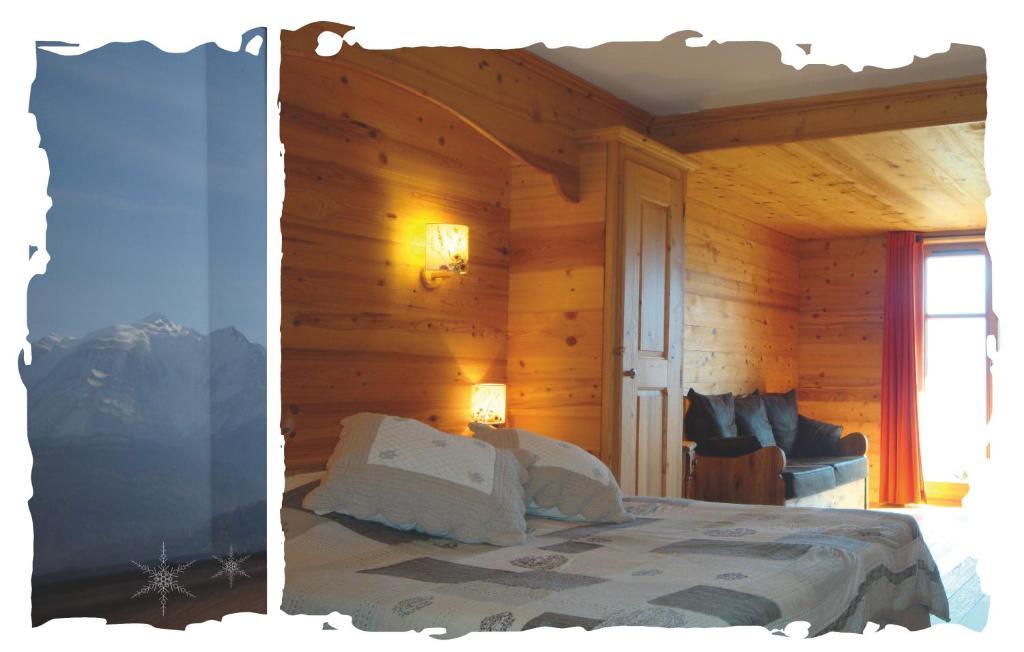 La Joubarbe Au Balcon Du Mont-Blanc Villa Sallanches Rom bilde