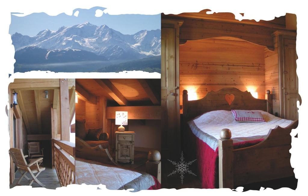 La Joubarbe Au Balcon Du Mont-Blanc Villa Sallanches Rom bilde