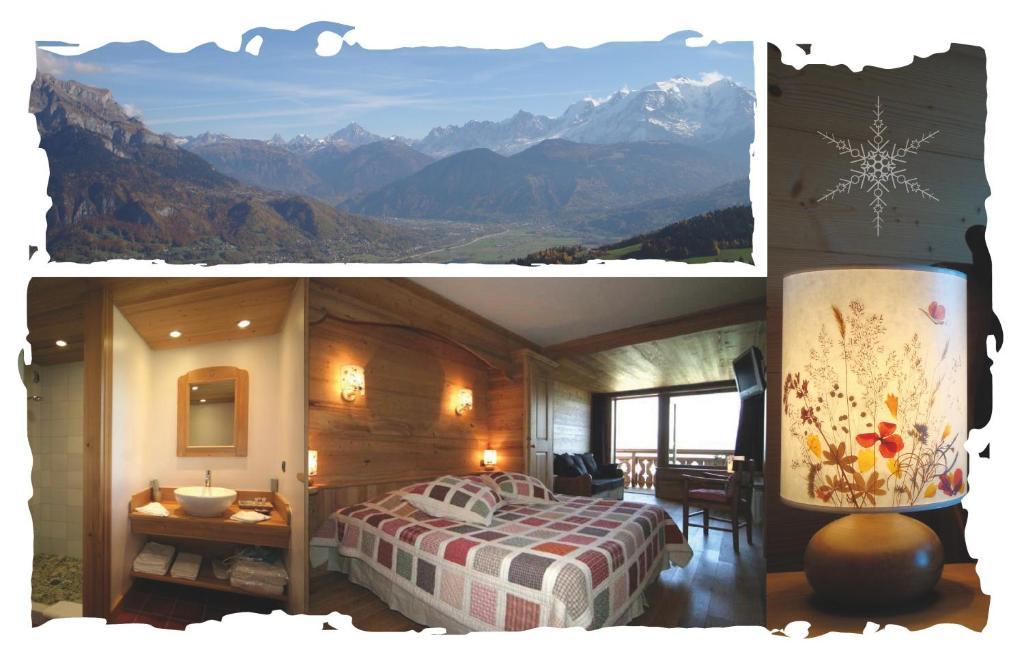 La Joubarbe Au Balcon Du Mont-Blanc Villa Sallanches Rom bilde