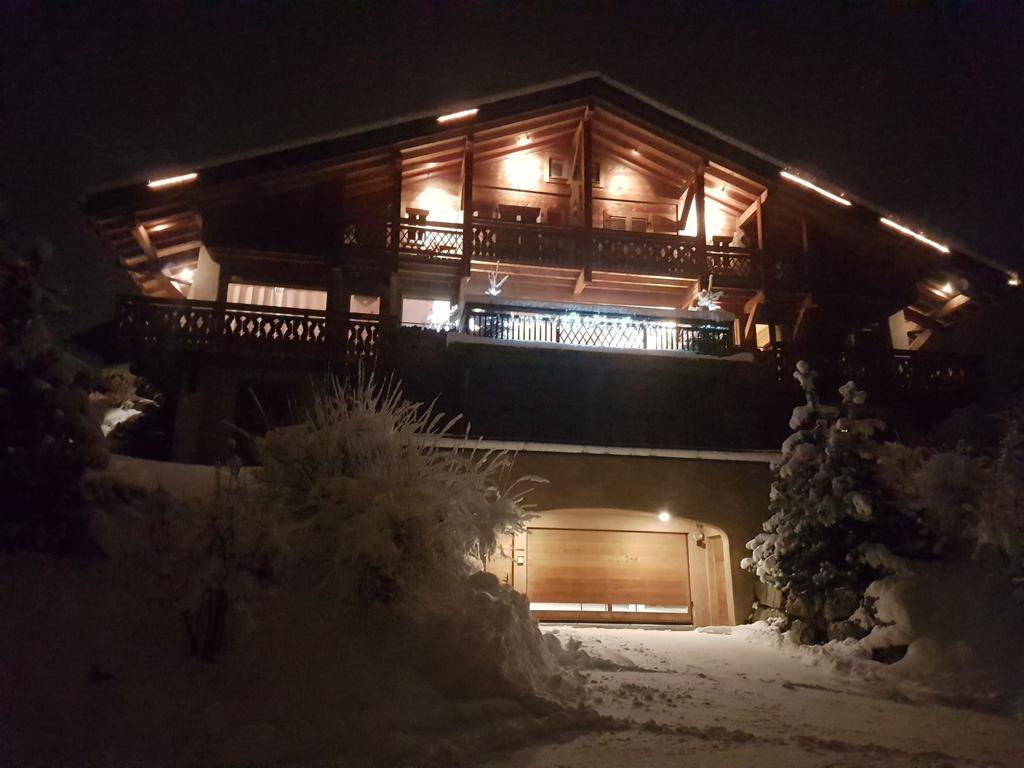 La Joubarbe Au Balcon Du Mont-Blanc Villa Sallanches Eksteriør bilde